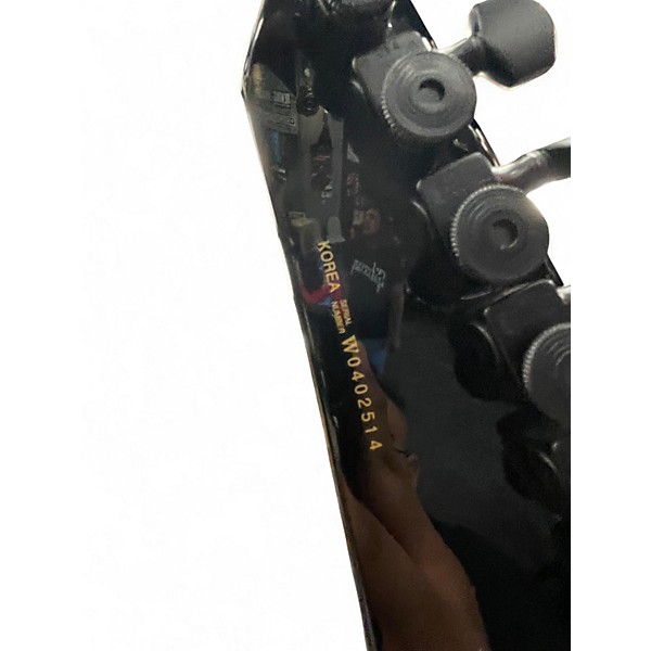 Used ESP LTD DV8R Dave Mustaine Signature Black Solid Body Electric Guitar