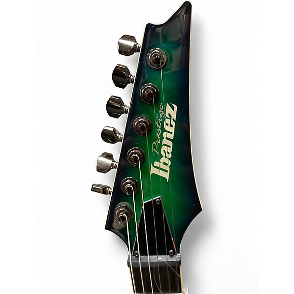 Used 2023 Ibanez PRESTIGE S6521Q Blue Burst Solid Body Electric Guitar