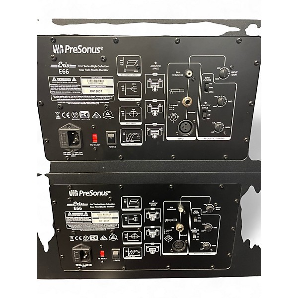 Used PreSonus ERIS E66 PAIR Powered Monitor