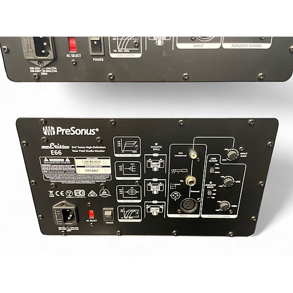 Used PreSonus ERIS E66 PAIR Powered Monitor