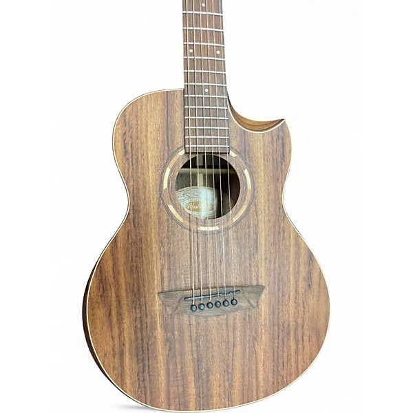 Used Washburn WCGM55K-D Natural Acoustic Guitar