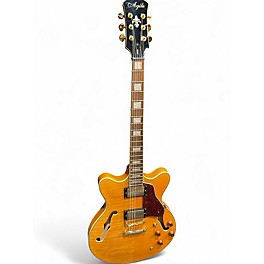 Used Agile AS-820 Honey Blonde Hollow Body Electric Guitar