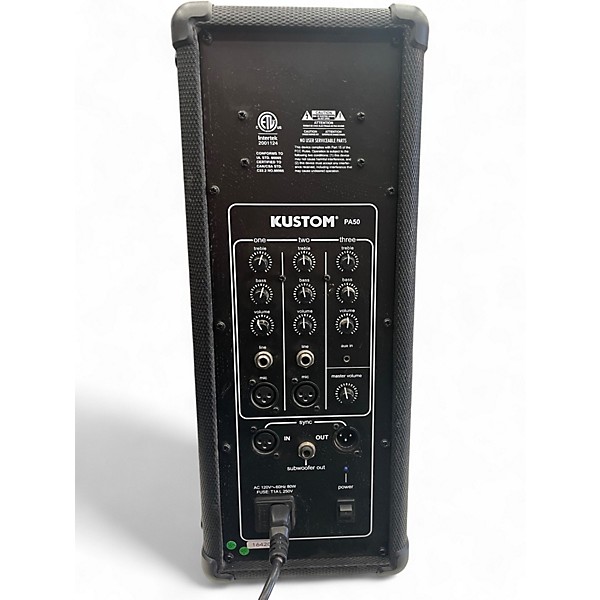 Used Kustom PA50 Powered Speaker