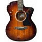 Used Taylor 224CEKDLX Sunburst Acoustic Electric Guitar