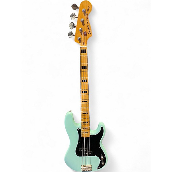 Used Squier FSR Classic Vibe '70s Precision Bass Surf Green Electric Bass Guitar