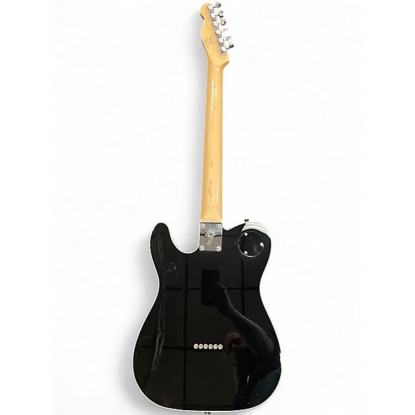 Used Squier J5 Telecaster Black Solid Body Electric Guitar