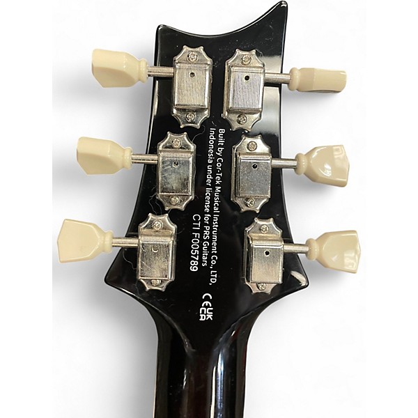 Used PRS SE Singlecut McCarty 594 Black and Gold Solid Body Electric Guitar