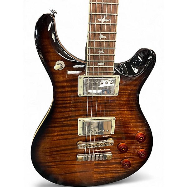 Used PRS SE Singlecut McCarty 594 Black and Gold Solid Body Electric Guitar