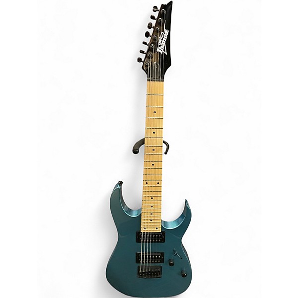 Used Ibanez GRG7221M Metallic Blue Solid Body Electric Guitar
