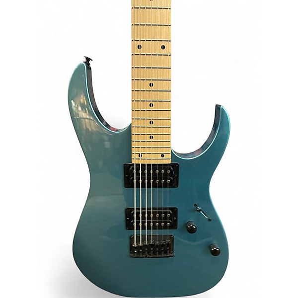 Used Ibanez GRG7221M Metallic Blue Solid Body Electric Guitar
