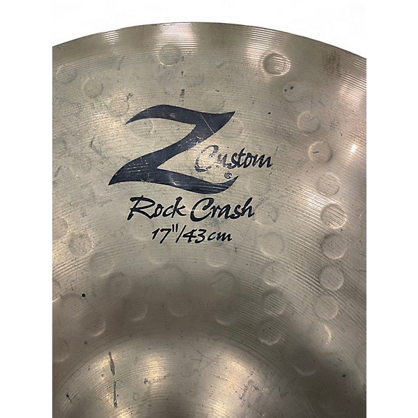 Used Zildjian 17in Z Custom Rock Crash Cymbal