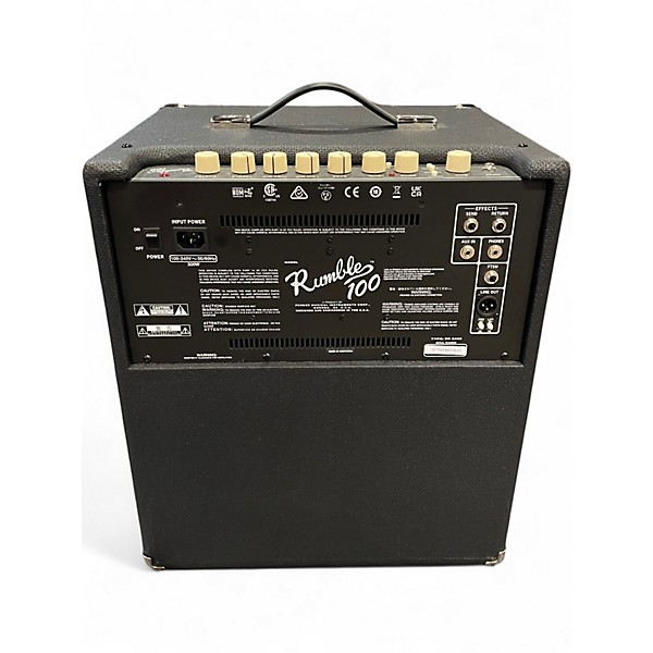 Used Fender RUMBLE 100 Bass Combo Amp