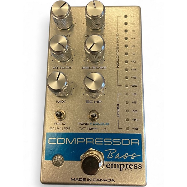 Used Empress Effects Compressor BASS Effect Pedal