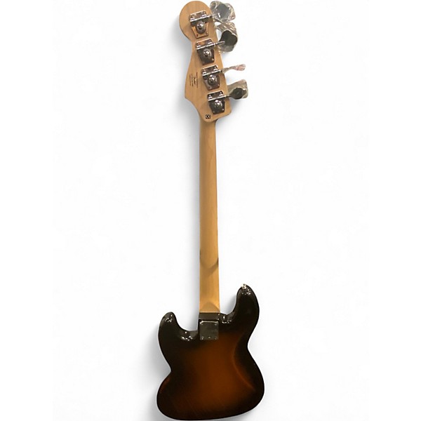 Used Squier Affinity Jazz Bass 2 Color Sunburst Electric Bass Guitar
