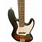 Used Squier Affinity Jazz Bass 2 Color Sunburst Electric Bass Guitar