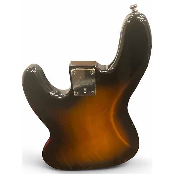 Used Squier Affinity Jazz Bass 2 Color Sunburst Electric Bass Guitar