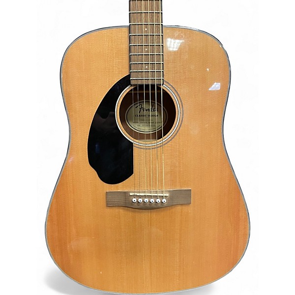 Used Fender CD-60S LH Natural Acoustic Guitar
