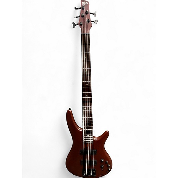 Used Ibanez SR505 5 String Natural Electric Bass Guitar