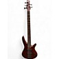 Used Ibanez SR505 5 String Natural Electric Bass Guitar thumbnail