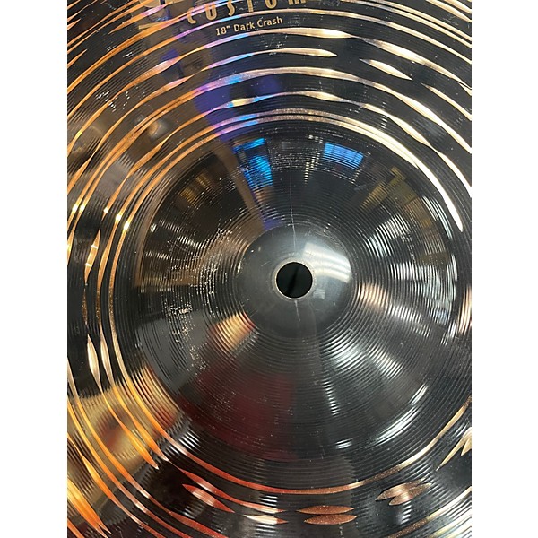 Used MEINL 18in CLASSICS CUSTOM DARK CRASH Cymbal