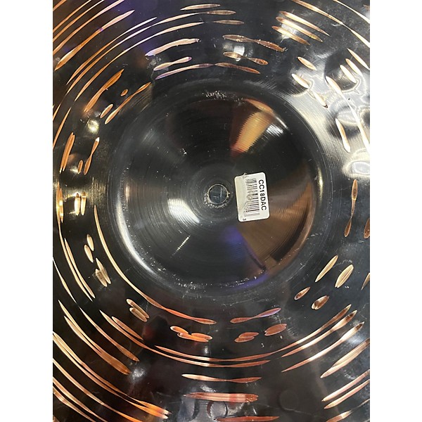 Used MEINL 18in CLASSICS CUSTOM DARK CRASH Cymbal