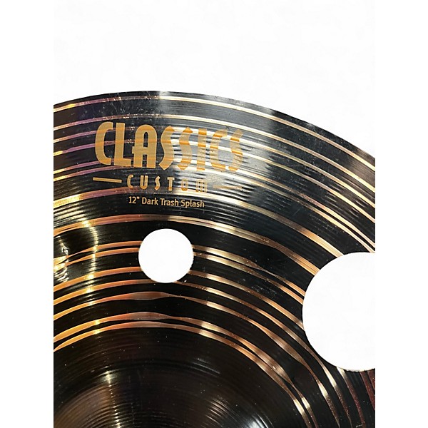 Used MEINL 12in CLASSICS CUSTOM DARK TRASH SPLASH Cymbal