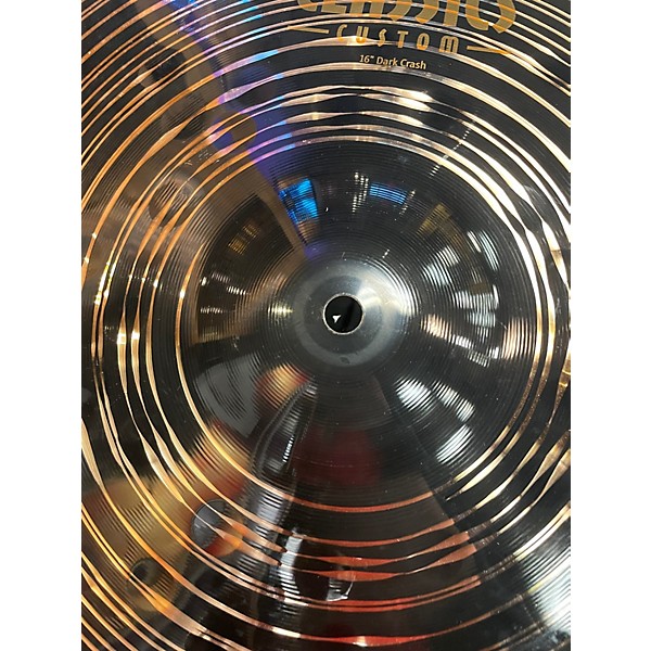 Used MEINL 16in CLASSICS CUSTOM DARK CRASH Cymbal