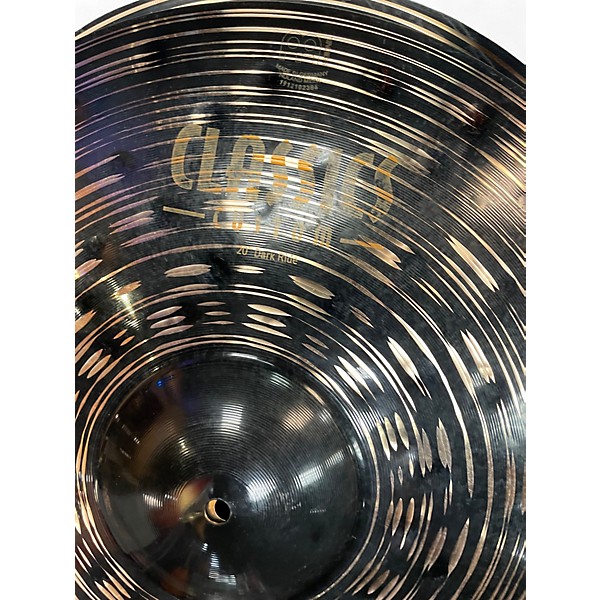 Used MEINL 20in CLASSICS CUSTOM DARK RIDE Cymbal
