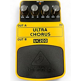 Used Behringer UC200 Stereo Chorus Effect Pedal