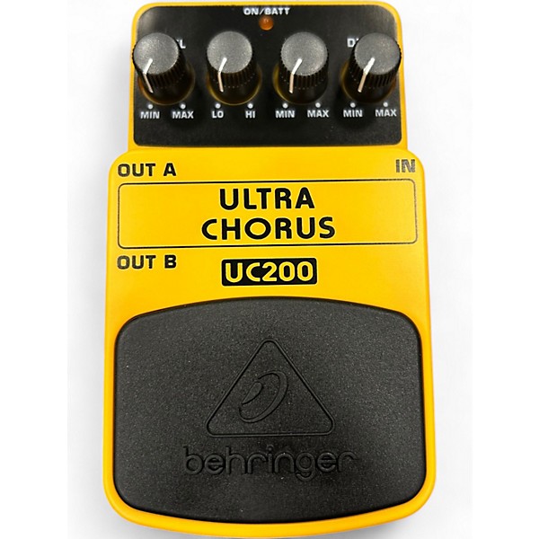 Used Behringer UC200 Stereo Chorus Effect Pedal