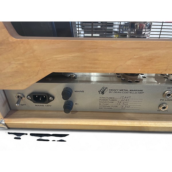Used Dean Costello Heavy Metal Warfare 50W Tube Guitar Amp Head