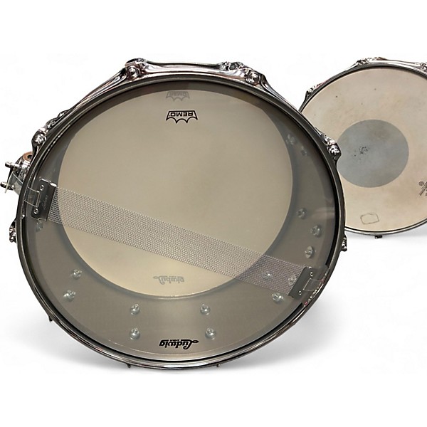 Used Ludwig 5X14 Heirloom Silver Drum