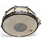 Used Miscellaneous 4X14 Custom Trick Snare Alpine White Drum