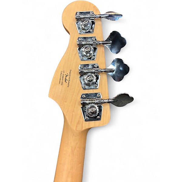 Used Squier Precision Bass Olympic White Electric Bass Guitar