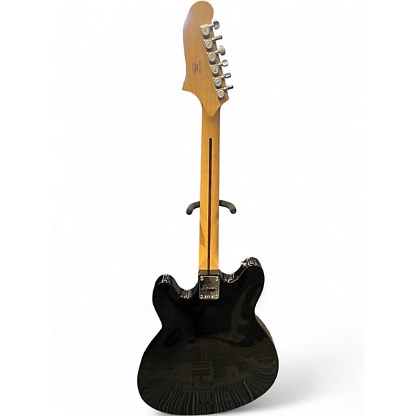Used Squier Affinity Series Starcaster Hollow Black Hollow Body Electric Guitar