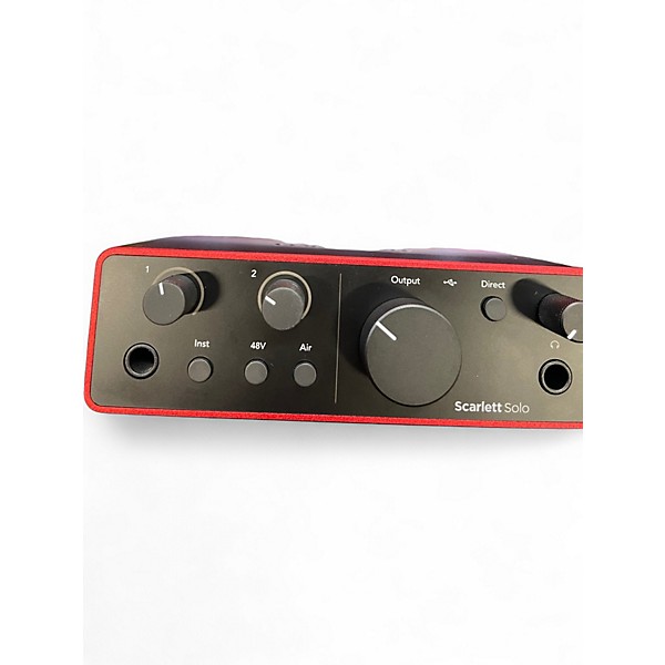 Used Focusrite Scarlett Solo Gen 4 Audio Converter