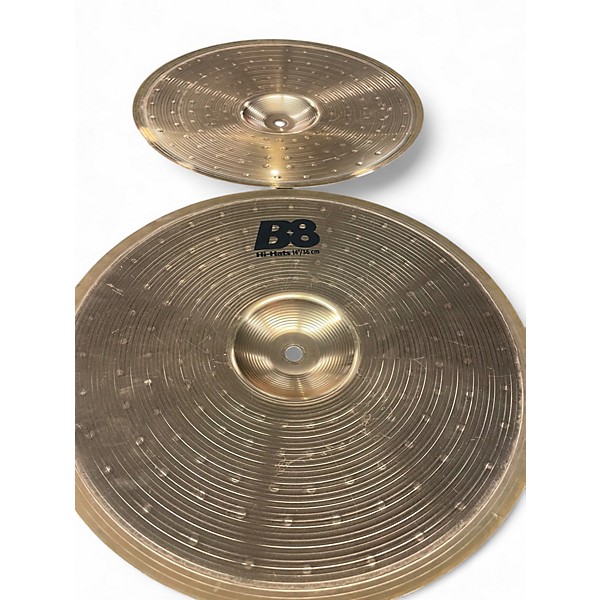 Used SABIAN 14in B8X 14IN HI-HAT PAIR Cymbal