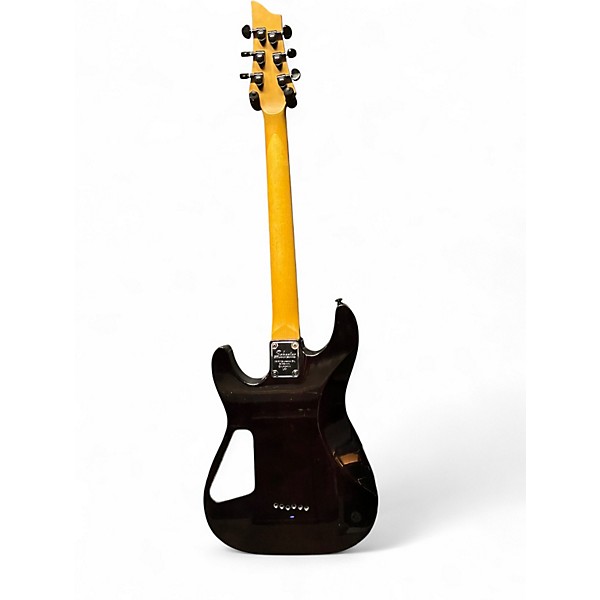 Used Schecter Guitar Research Diamond Series Gryphon Trans Black Solid Body Electric Guitar