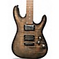 Used Schecter Guitar Research Diamond Series Gryphon Trans Black Solid Body Electric Guitar