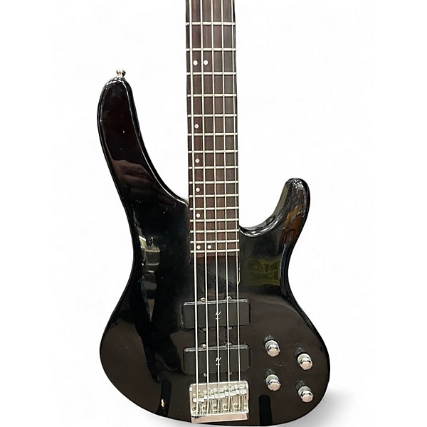 Used EVH Striped Series Black and White Solid Body Electric Guitar