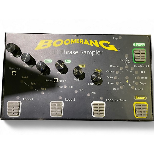 Used Boomerang III Phrase Sampler Pedal