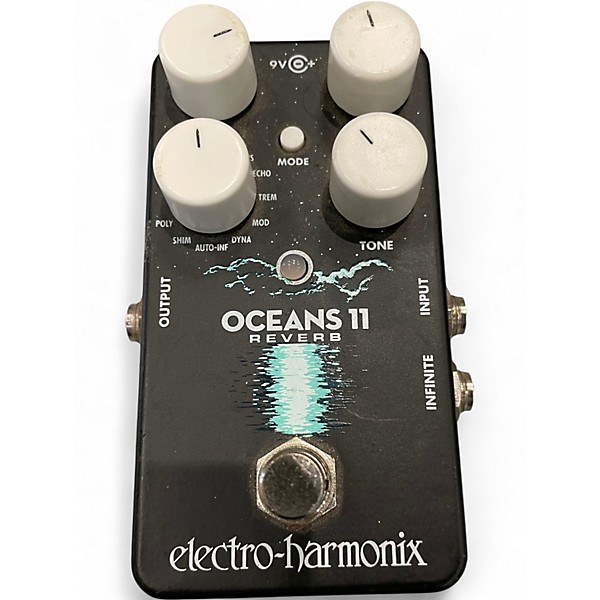 Used Electro-Harmonix Oceans 11 Reverb Effect Pedal