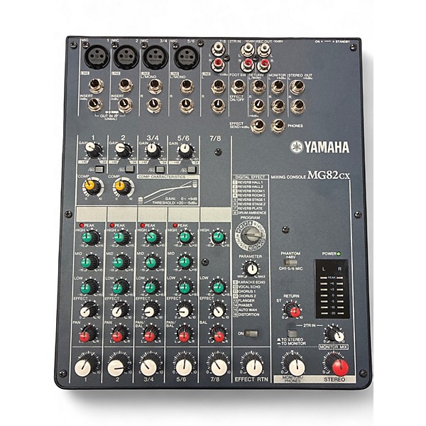 Used Yamaha MG82CX Unpowered Mixer