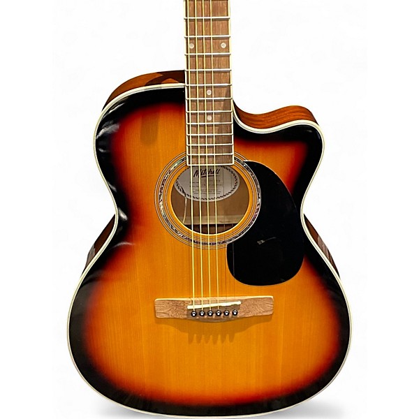 Used Mitchell O120CESB Sunburst Acoustic Electric Guitar