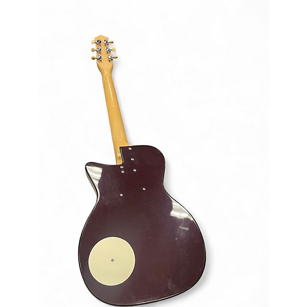 Used Danelectro 56' Reissue U1 Burgundy Solid Body Electric Guitar