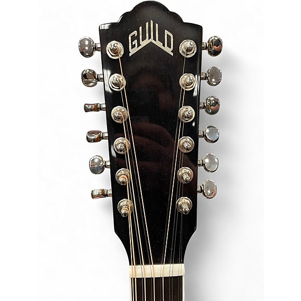 Used Guild F2512E DELUXE 2 Color Sunburst 12 String Acoustic Electric Guitar