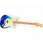 Used Fender Player Plus Stratocaster HSS Ocean Blue Burst Solid Body Electric Guitar thumbnail