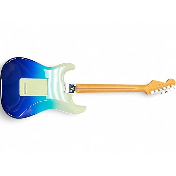 Used Fender Player Plus Stratocaster HSS Ocean Blue Burst Solid Body Electric Guitar