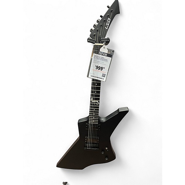 Used ESP LTD James Hetfield Snakebyte Black Solid Body Electric Guitar
