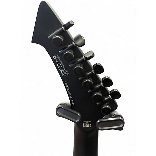 Used ESP LTD James Hetfield Snakebyte Black Solid Body Electric Guitar